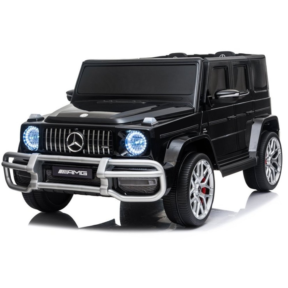 Двухместный детский электромобиль Mercedes G63 AMG 4WD 24V - S307-BLACK-PAINT