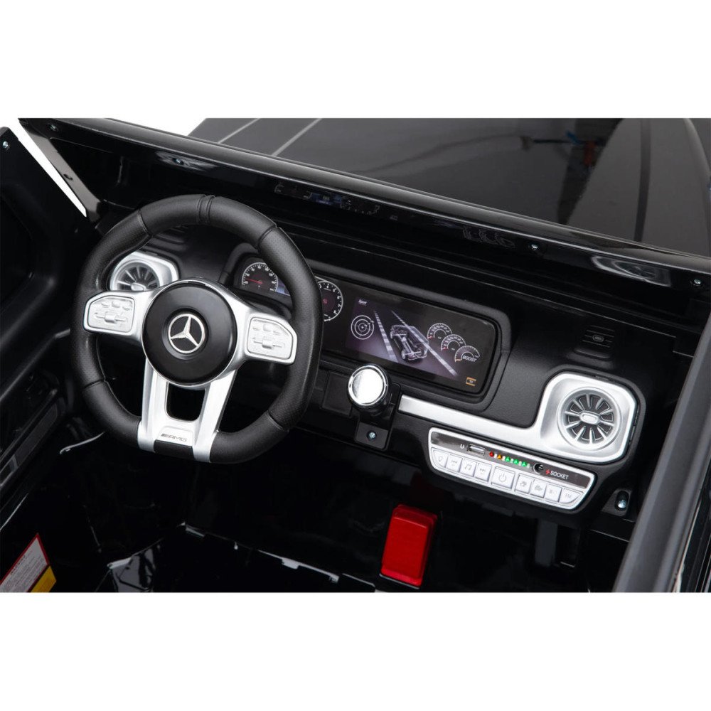 Двухместный детский электромобиль Mercedes G63 AMG 4WD 24V - S307-BLACK-PAINT