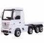 Детский электромобиль фура Mercedes-Benz Actros 4WD 12V с прицепом - HL358-LUX-WHITE-TRAILER