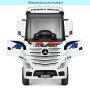 Детский электромобиль фура Mercedes-Benz Actros 4WD 12V с прицепом - HL358-LUX-WHITE-TRAILER