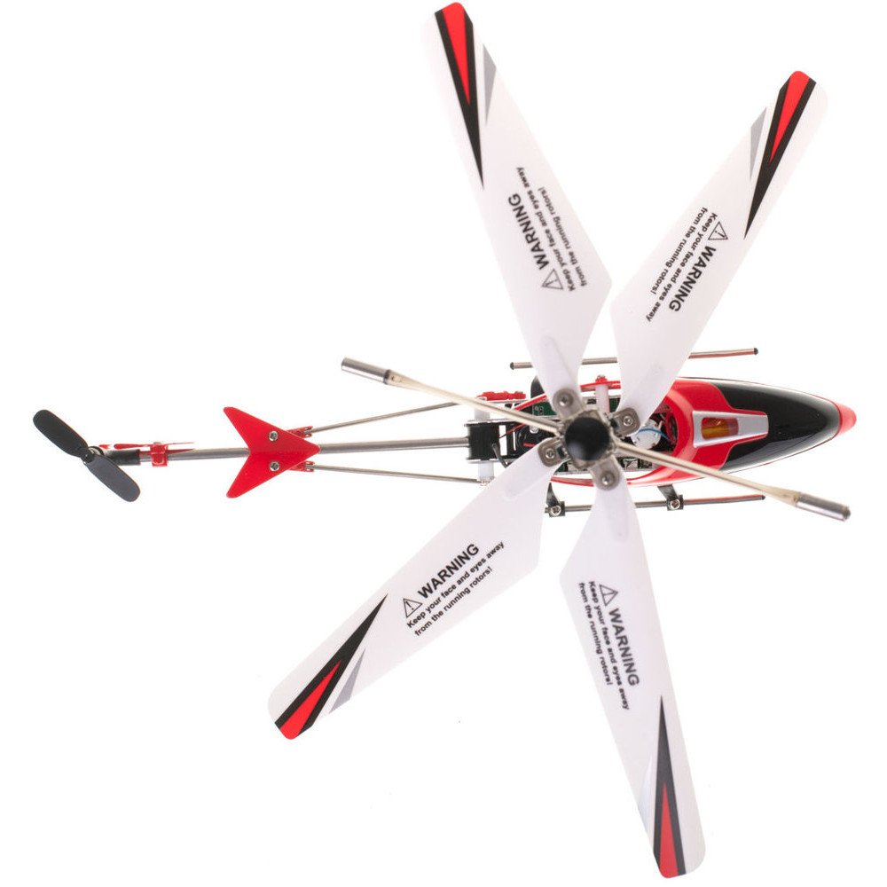 Радиоуправляемый вертолет Syma S107H RED 2.4G с функцией зависания - S107H