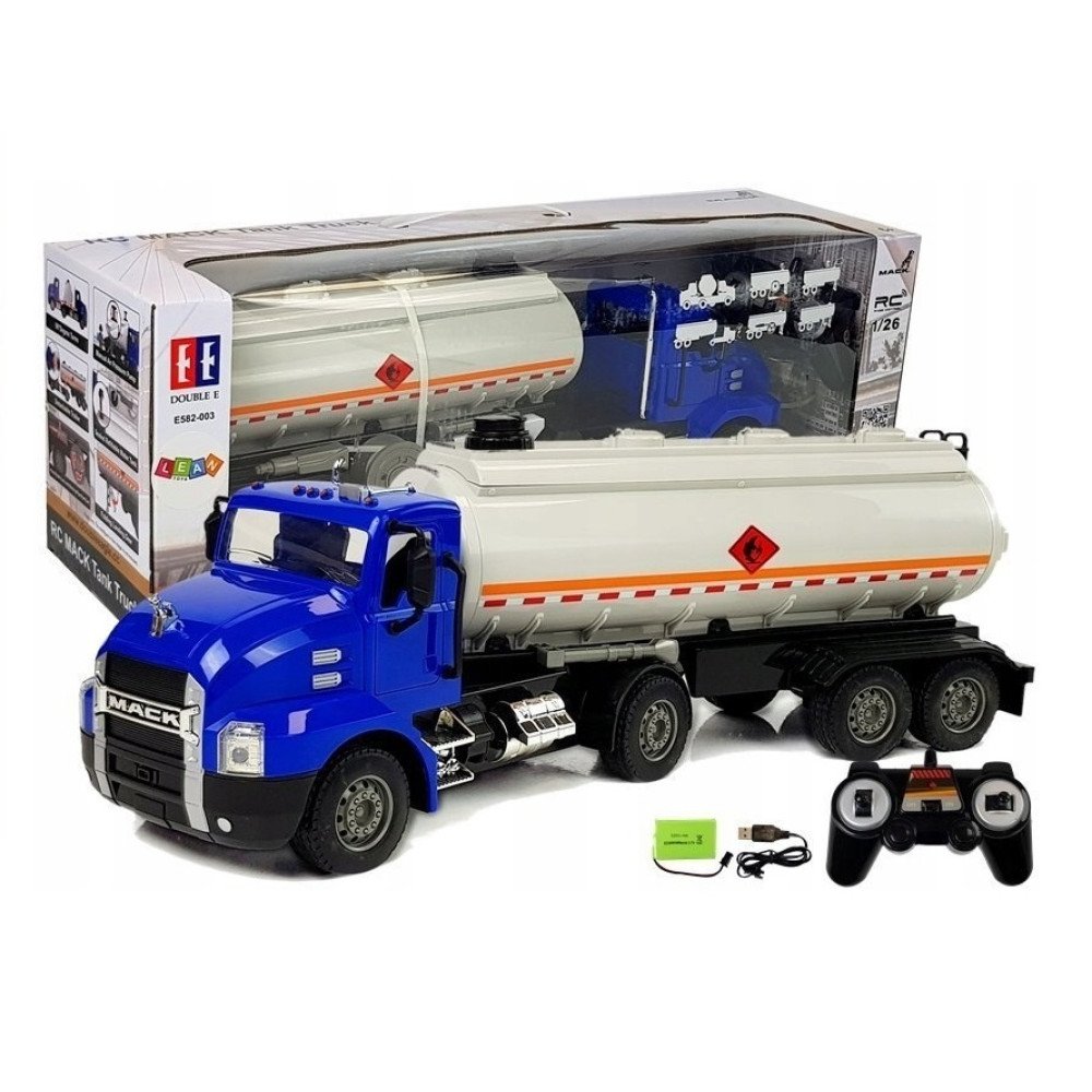 Радиоуправляемый тягач Double E MACK с цистерной 1:26 2.4G - E582-003
