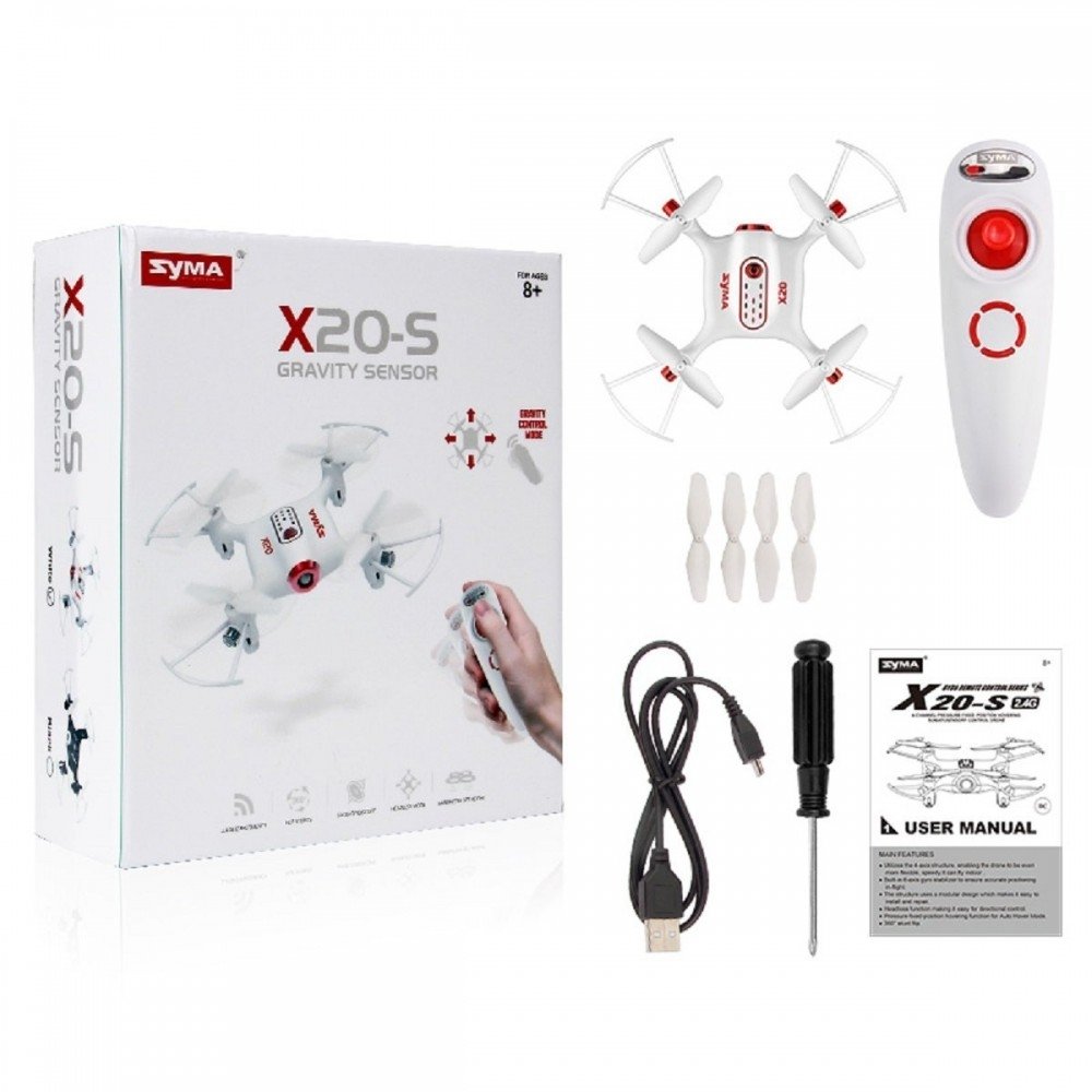 Радиоуправляемый квадрокоптер SYMA X20-S RTF 2.4G - SYMA-X20-S