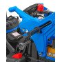 Детский трактор на аккумуляторе 12V / синий - JS328A-BLUE