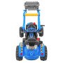 Детский трактор на аккумуляторе 12V / синий - JS328A-BLUE