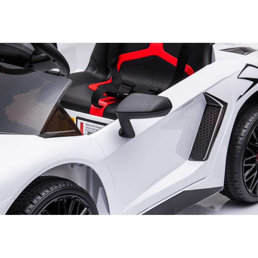 Детский электромобиль Lamborghini Aventador SV Roadster 2WD 12V - BDM0931-WHITE