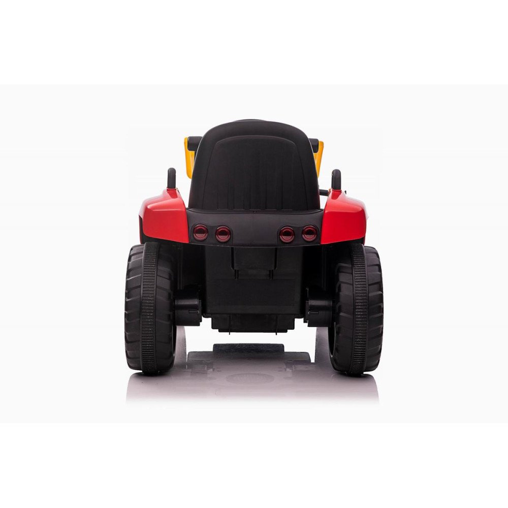 Детский трактор с ковшом XMX611U-RED (красный, EVA, пульт, 12V)