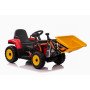 Детский трактор с ковшом XMX611U-RED (красный, EVA, пульт, 12V)