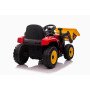 Детский трактор с ковшом XMX611U-RED (красный, EVA, пульт, 12V)