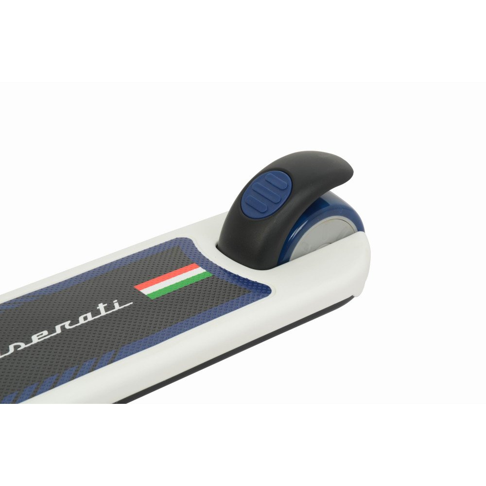 Трехколесный беговел-самокат Maserati с сиденьем - CLB-0140-WHITE