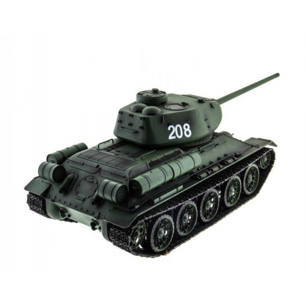 Радиоуправляемый танк Heng Long Russia T34-85 UpgA V7.0 масштаб 1:16 2.4G - 3909-1-UpgA-V7
