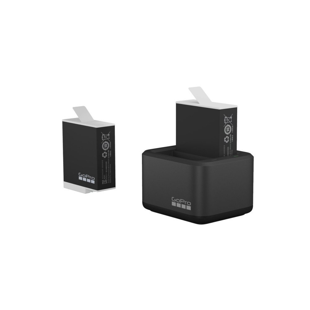 Зарядное устройство GoPro Dual Battery Charger + Аккумулятор Enduro 2шт для HERO 9/10/11 - ADDBD-211