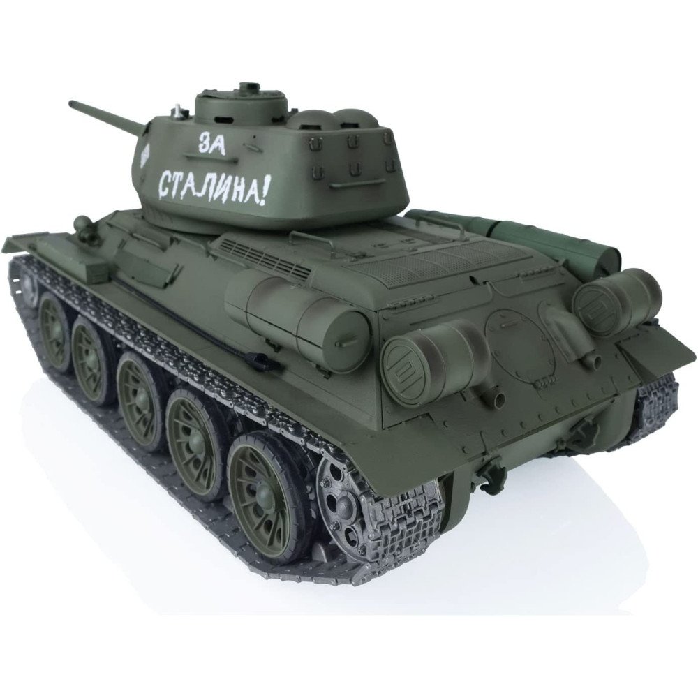 Радиоуправляемый танк Heng Long T-34 Pro V7.0 масштаб 1:16 RTR 2.4GHz - 3909-1Pro V7.0