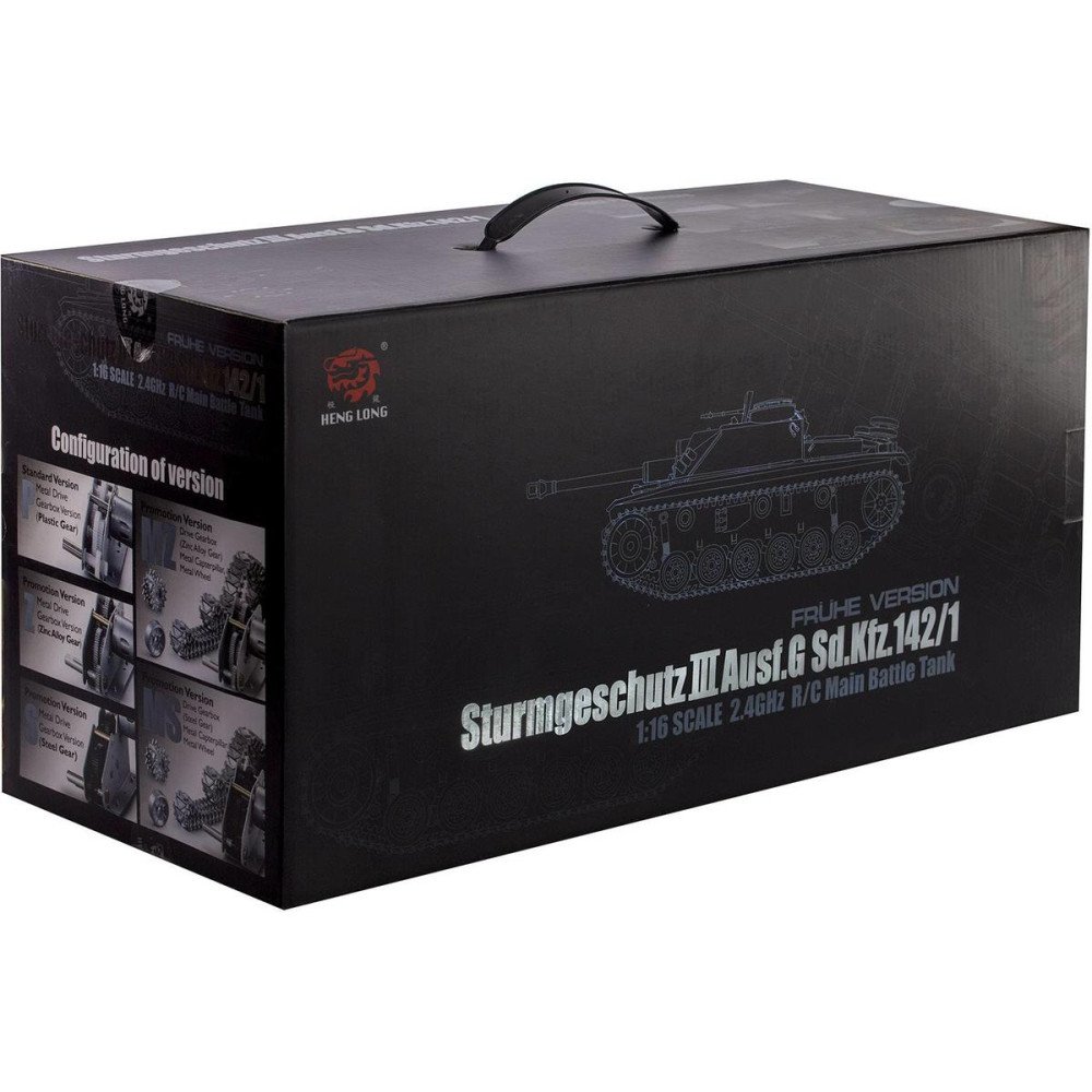 Радиоуправляемый танк Heng Long Sturmgeschutz III (Германия) V7.0 масштаб 1:16 - 3868-1 V7