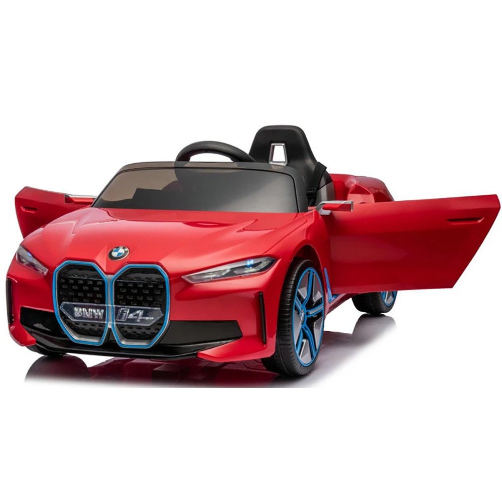 Электромобиль BMW I4 (полный привод, 12V) - JE1009-RED