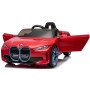 Электромобиль BMW I4 (полный привод, 12V) - JE1009-RED
