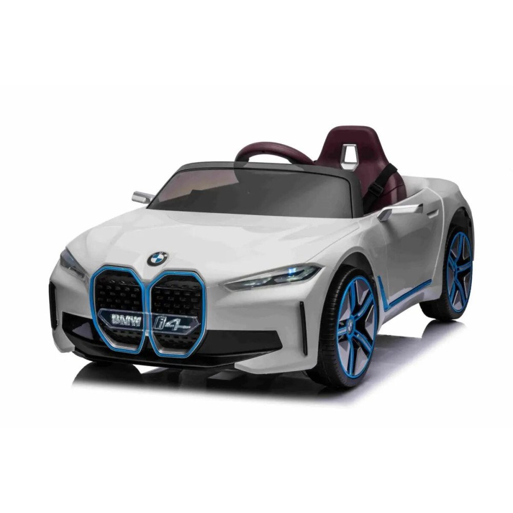 Детская машина BMW I4 (полный привод, 12V) - JE1009-WHITE