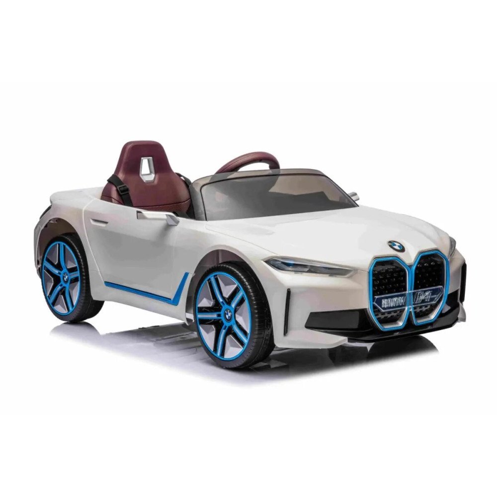 Детская машина BMW I4 (полный привод, 12V) - JE1009-WHITE