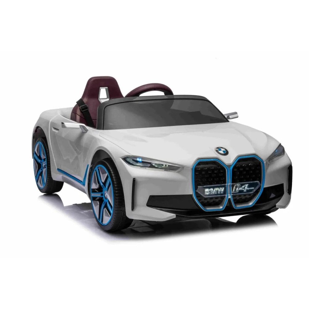 Детская машина BMW I4 (полный привод, 12V) - JE1009-WHITE