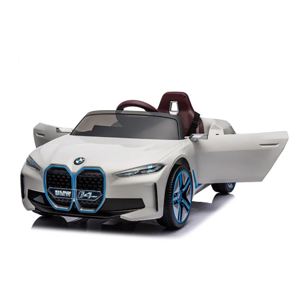 Детская машина BMW I4 (полный привод, 12V) - JE1009-WHITE