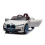 Детская машина BMW I4 (полный привод, 12V) - JE1009-WHITE