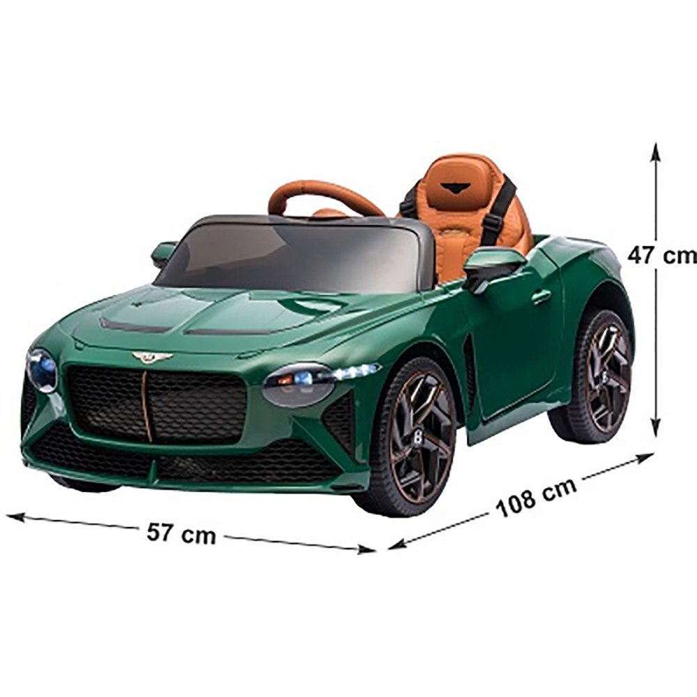 Электромобиль Bentley Bacalar (полный привод, 12V) - JE1008-GREEN-PAINT