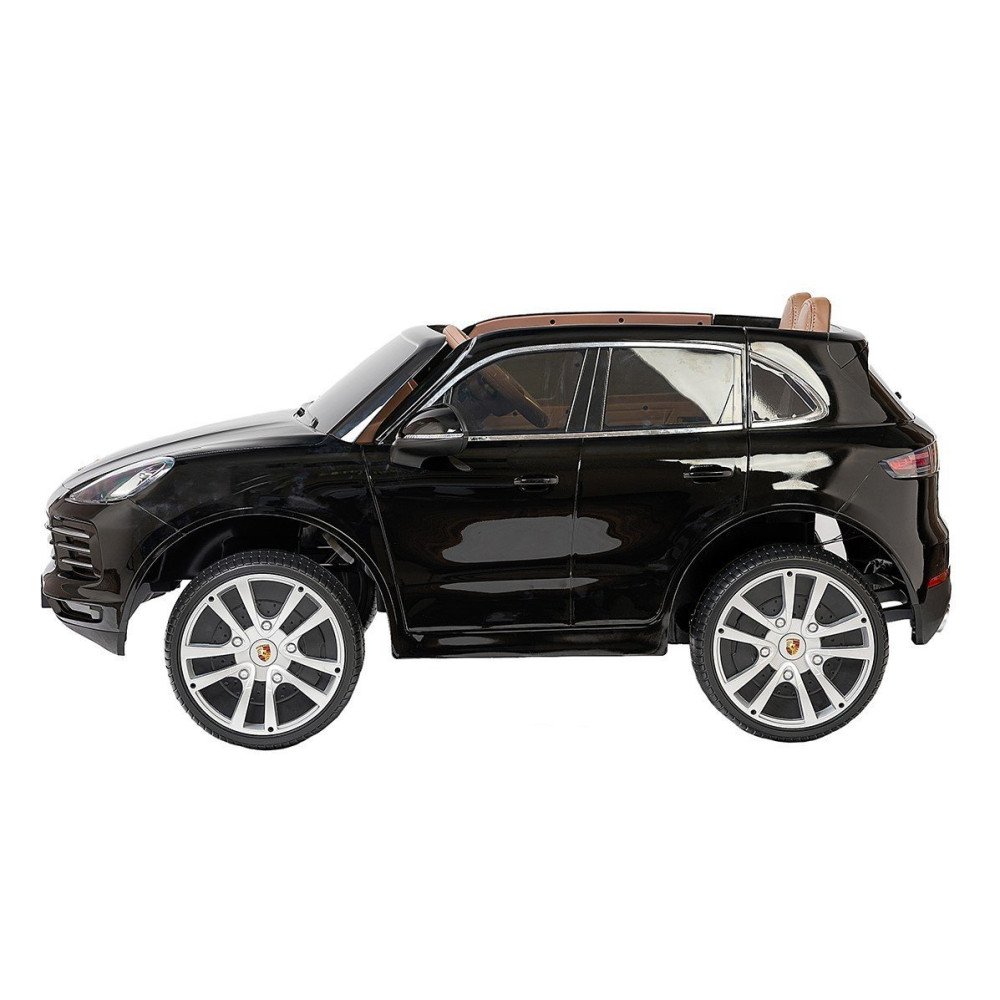 Детский электромобиль PORSCHE CAYENNE S 12V - JJ2128-BLACK-PAINT