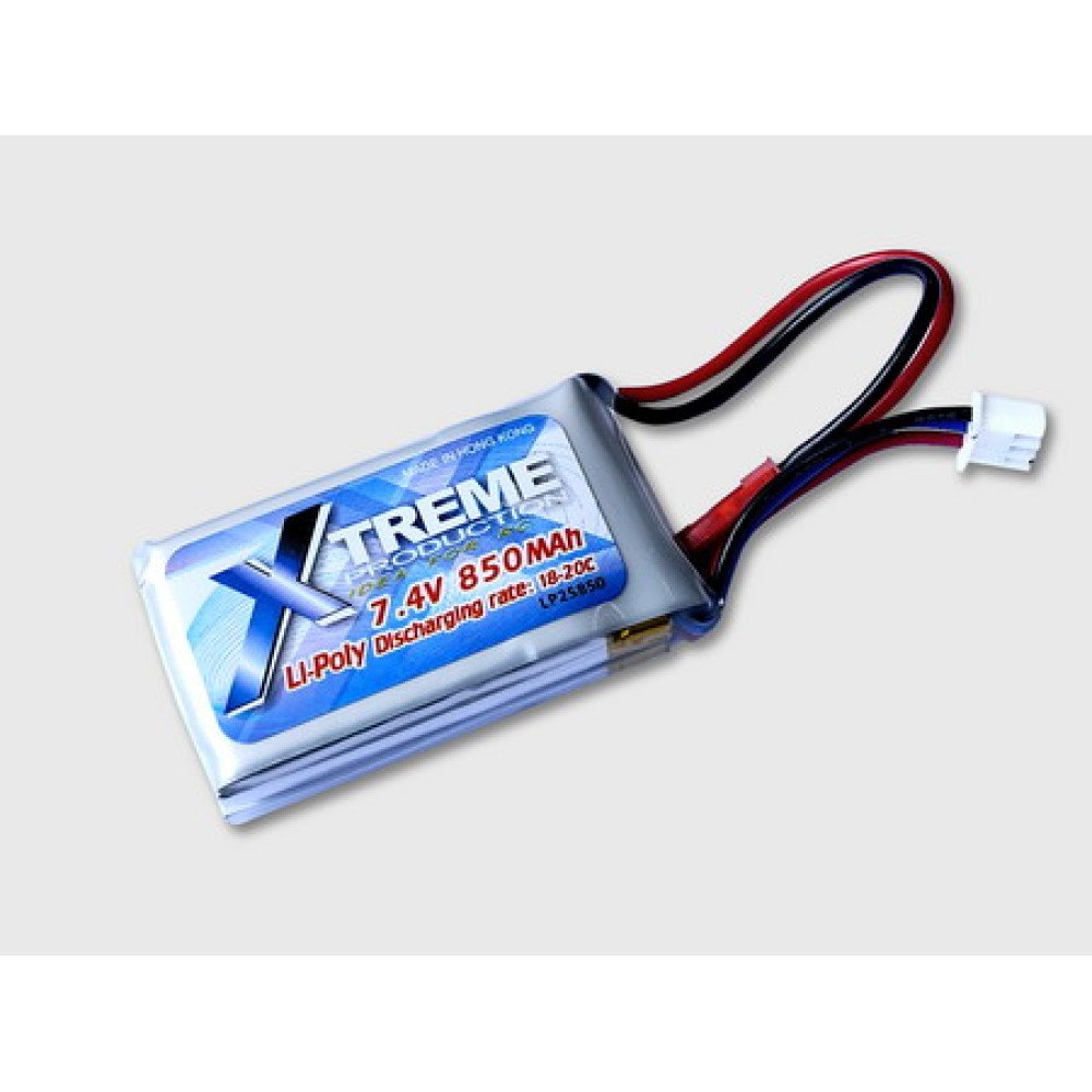 Аккумулятор Li-Po 7,4V 850mAh Xtreme - LP2S850