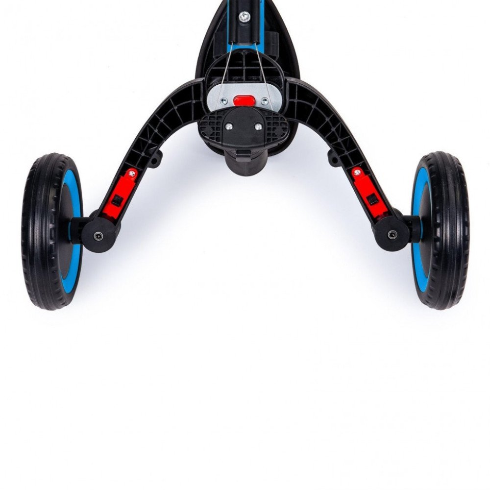 Детский беговел-велосипед 6в1 с родительской ручкой, синий - TR008-BLUE