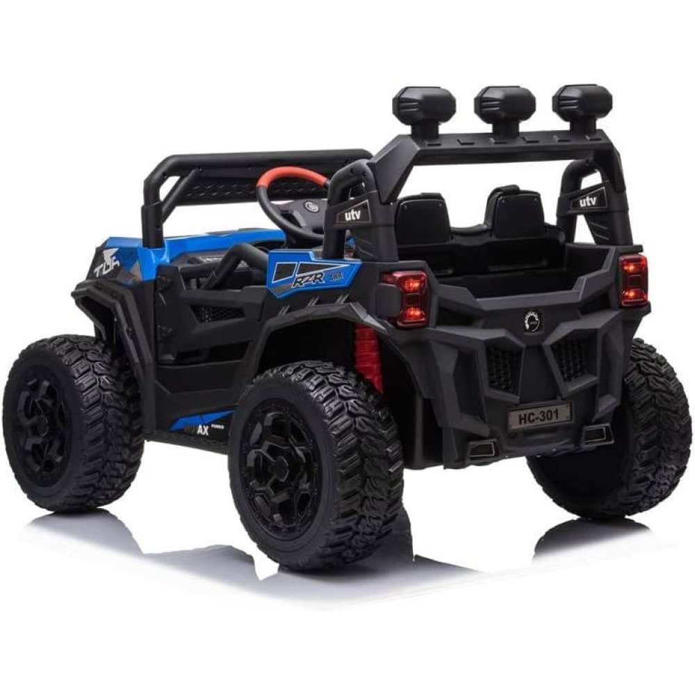 Детский электромобиль Багги (полный привод, EVA, 12V) - HC-301B-4WD-BLUE