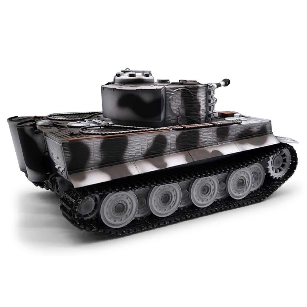Радиоуправляемый танк Taigen Tiger 1 Германия 1:16 (зимний камуфляж, звук, дым V3) - AS3818-D-WINTER