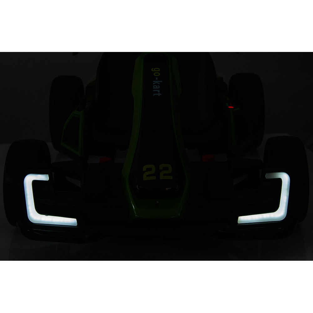 Автомобиль дрифт картинг (зеленый, 12 км/ч, 24V) - AHL007-GREEN