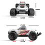 Радиоуправляемый монстр MJX Hyper Go Brushless 4WD 2.4G LED 1:10 - MJX-10208-V1-WHITE