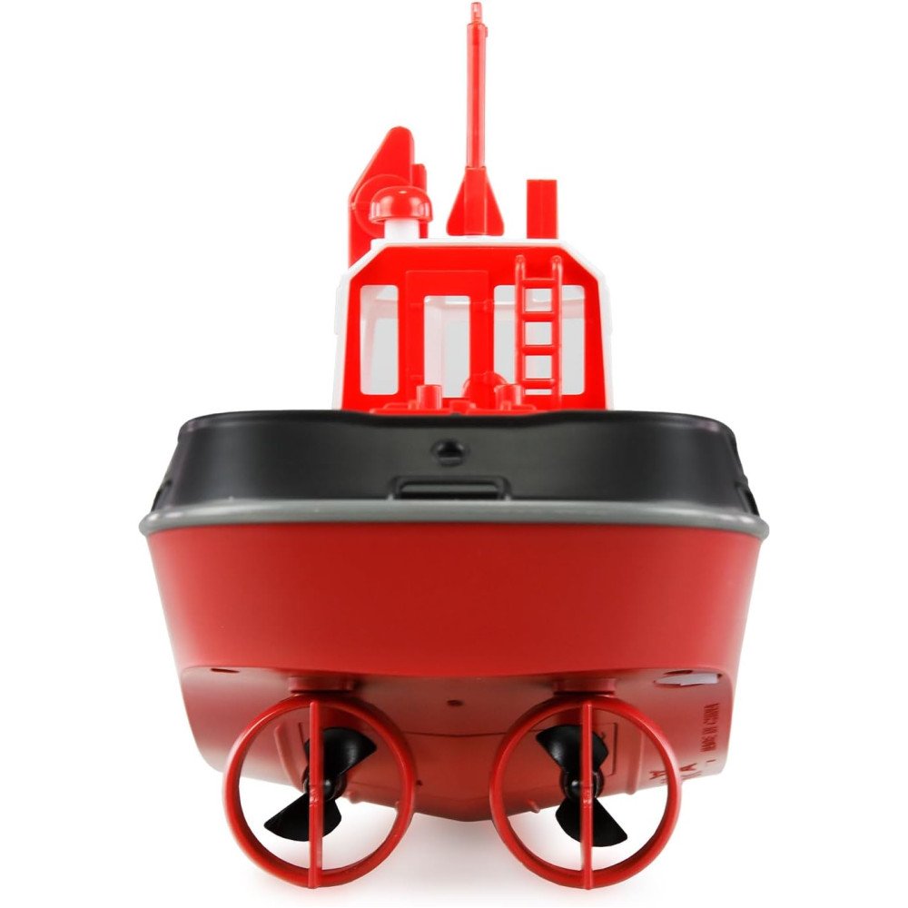 Радиоуправляемый буксир Tugboat черный 2.4G 1:72 - HL-3800-B