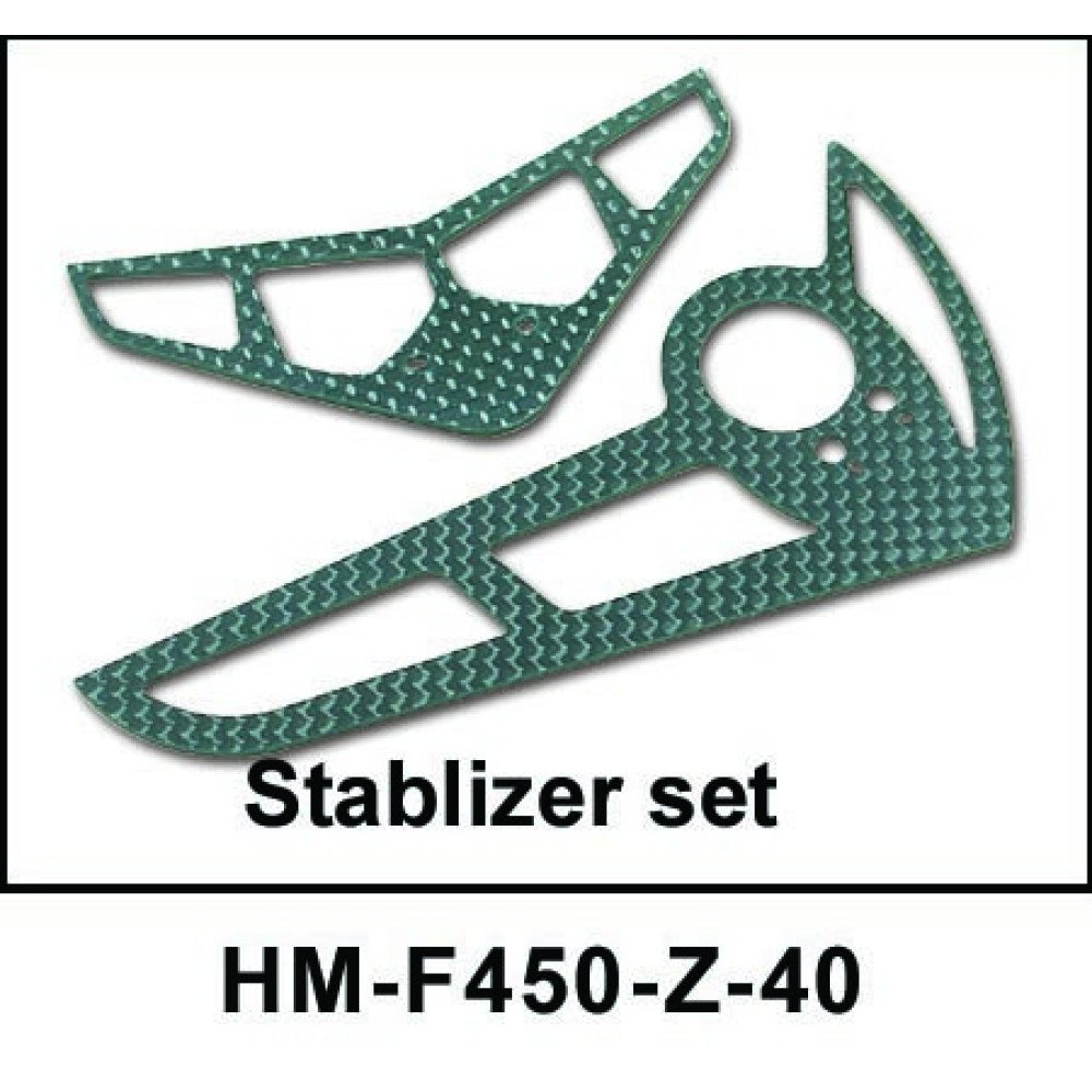 Комплект карбоновых стабилизаторов  Walkera - HM-F450-Z-40