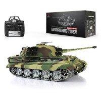Радиоуправляемый танк Heng Long King Tiger PRO version V7.0 масштаб 1:16 2.4G - HL-3888A-1PRO-V7