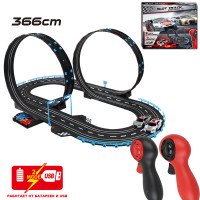 Гоночный автотрек JJ slot (2 машинки, 366 см, 1:43) - JJ206-1