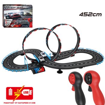 Гоночный автотрек JJ slot (2 машинки, 452 см, 1:43) - JJ205-1