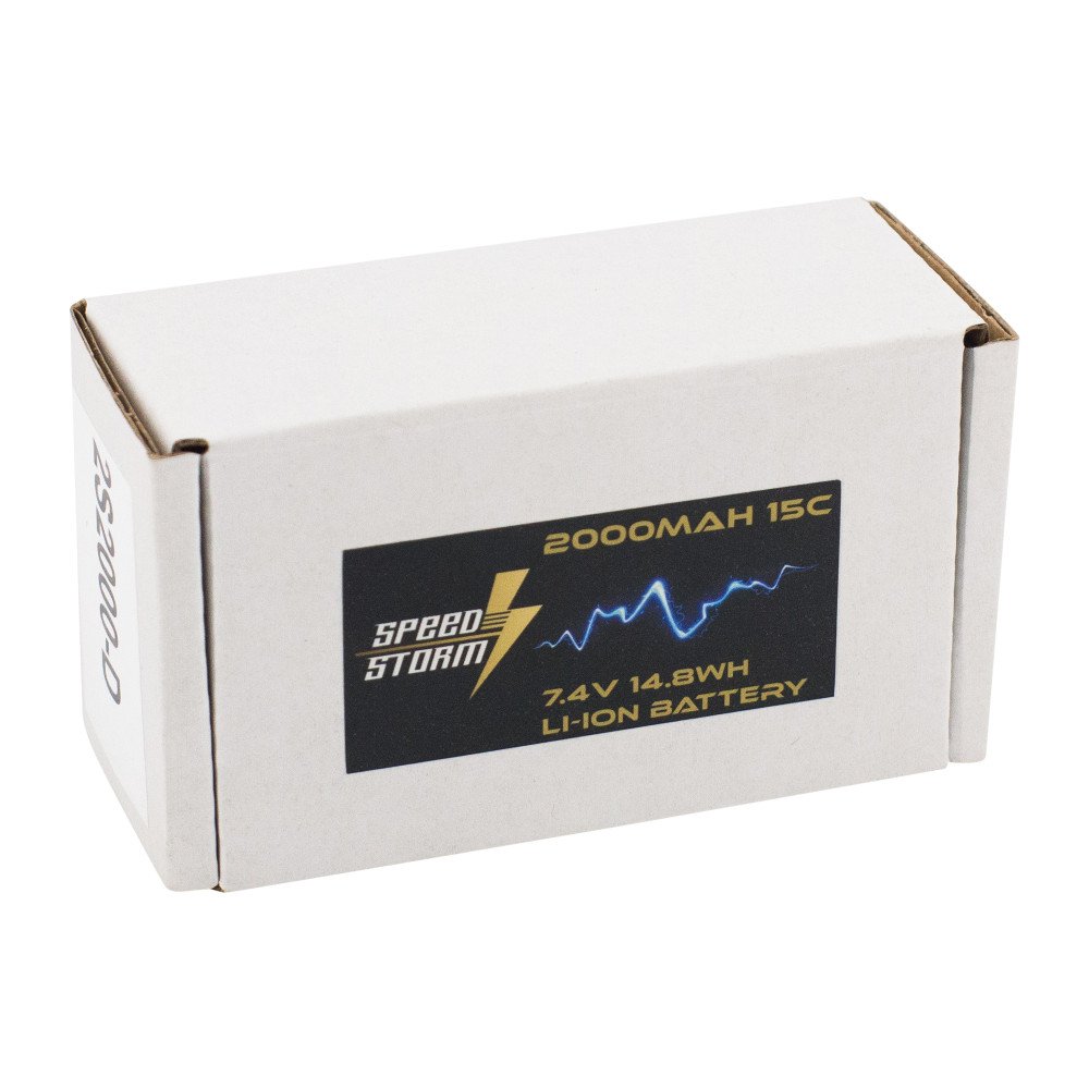 Аккумулятор Speed Storm Li-ion 18650 7.4V 2000 mAh разъем XT30 - SS-2S2000-XT30
