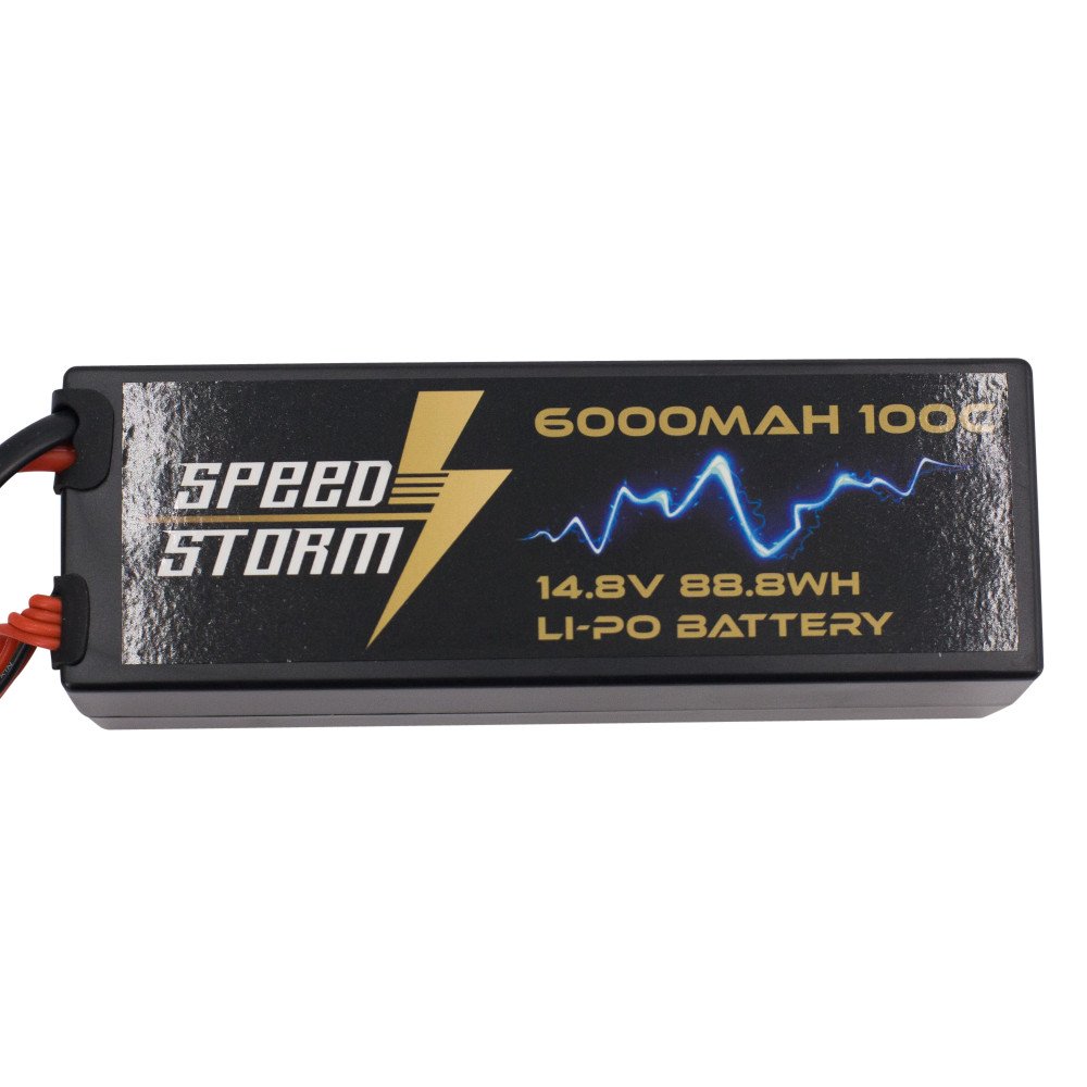 Аккумулятор Speed Storm Li-Po 14.8V 100C 6000 mAh Hard Case разъем XT60 - SS-4S6000-100-XT60