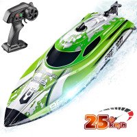 Радиоуправляемый катер Wander (30 см, LED, 25 км/ч) - HJ820-GREEN