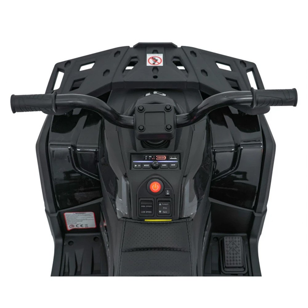 Детский электромобиль квадроцикл X-Robust (черный, 24V, 4WD, пульт, EVA) - XMX651-24V-4WD-BLACK