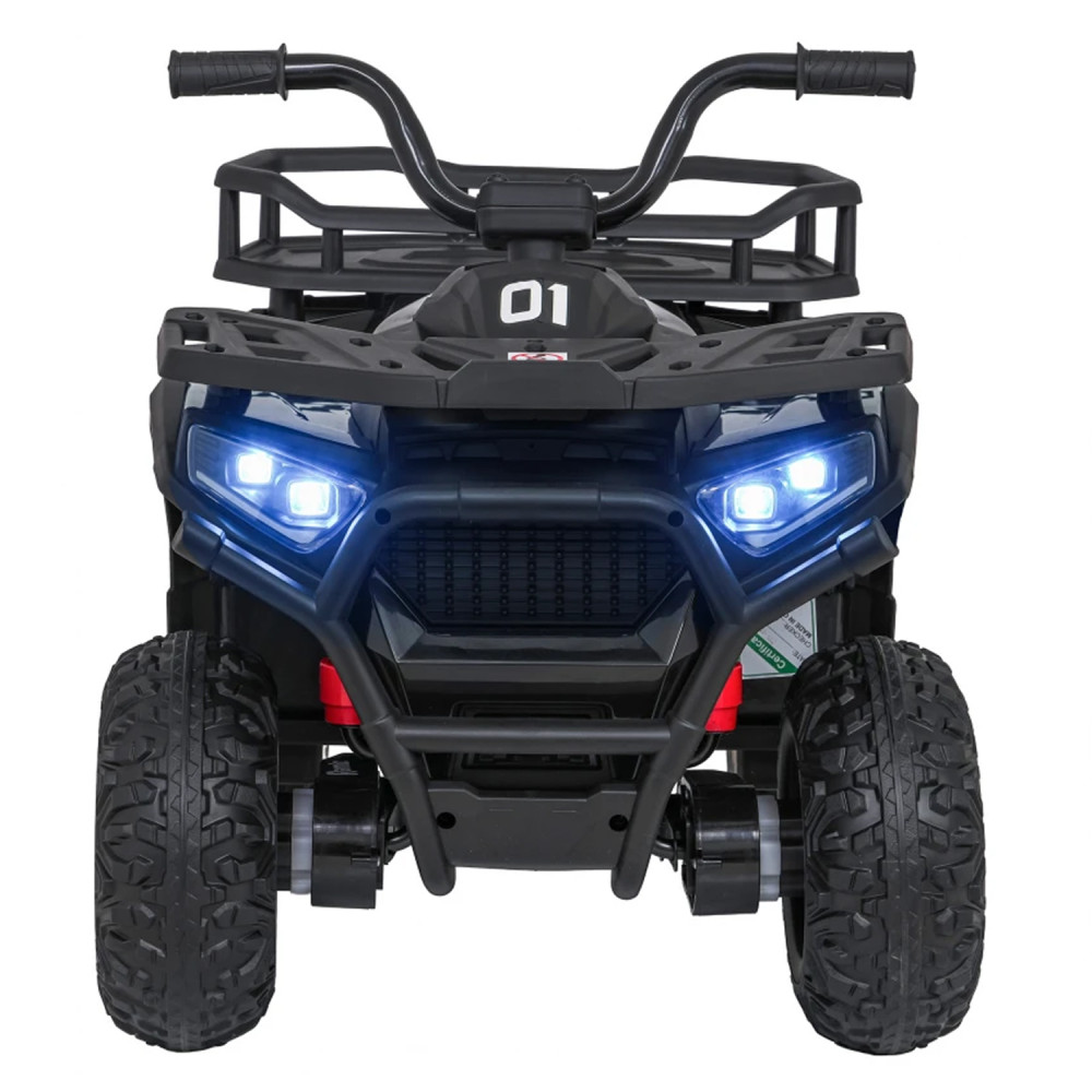 Детский электромобиль квадроцикл X-Robust (черный, 24V, 4WD, пульт, EVA) - XMX651-24V-4WD-BLACK