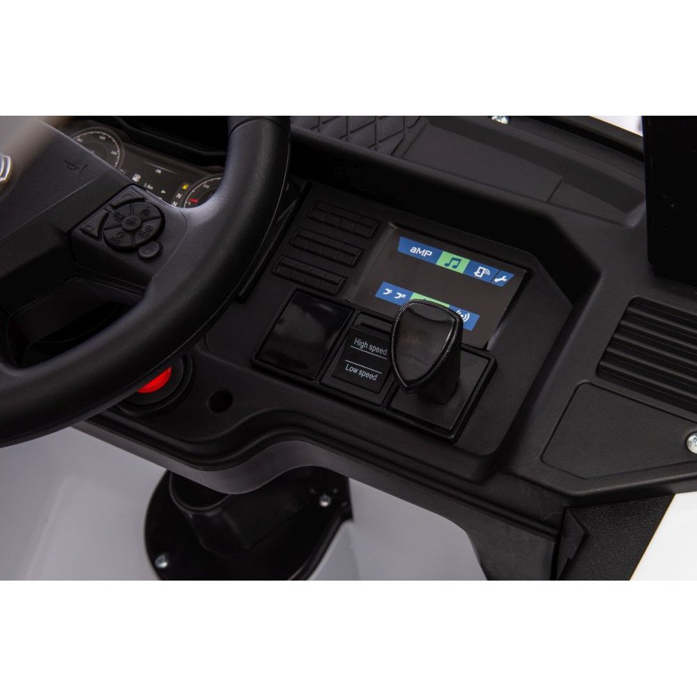 Детский электромобиль фура Scania 500R 4WD 12V - HL698-LUX-WHITE