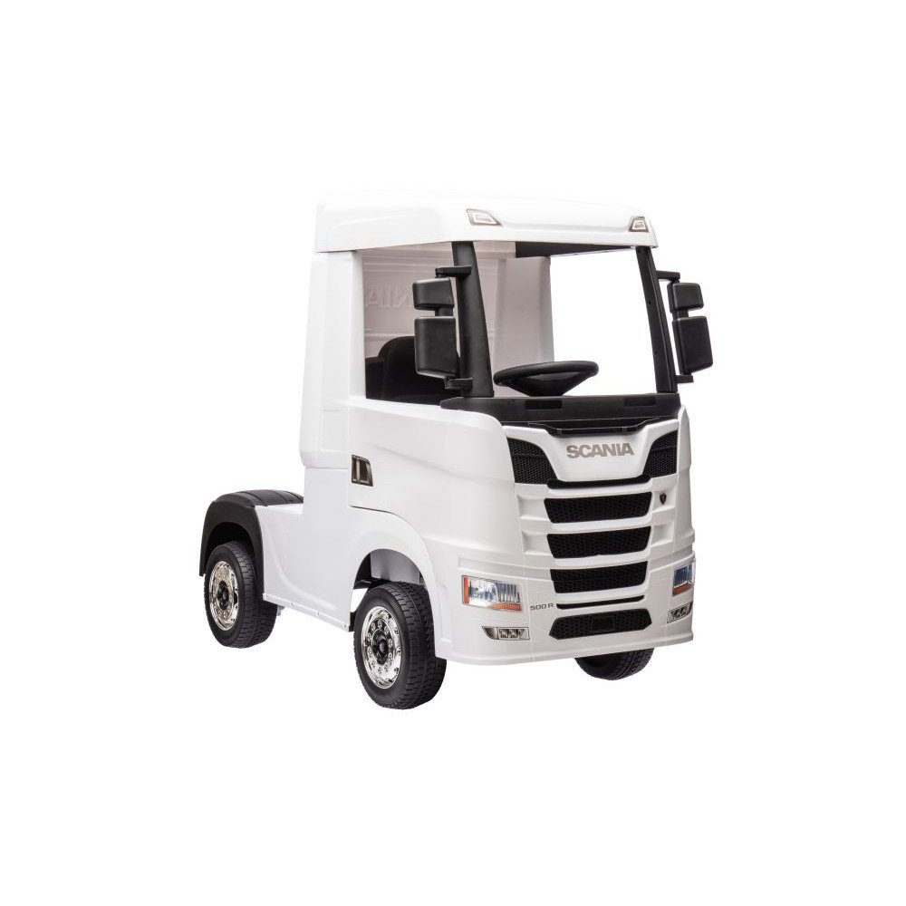 Детский электромобиль фура Scania 500R 4WD 12V - HL698-LUX-WHITE