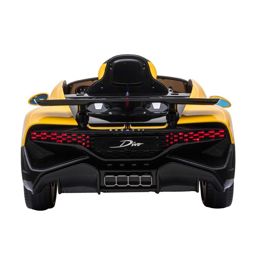 Детский электромобиль Bugatti Divo (желтый лак, 12V) - HL338