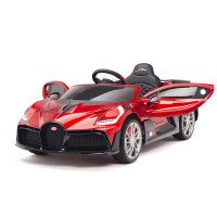 Детский электромобиль Bugatti Divo (красный лак, 12V) - HL338