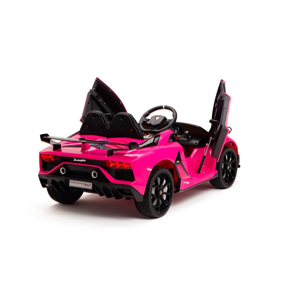 Детский электромобиль Lamborghini SVJ (розовый, 12V) - HL328
