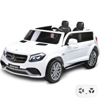 Электромобиль Mercedes Benz GLS63 (белый, 4WD, 12V) - HL228