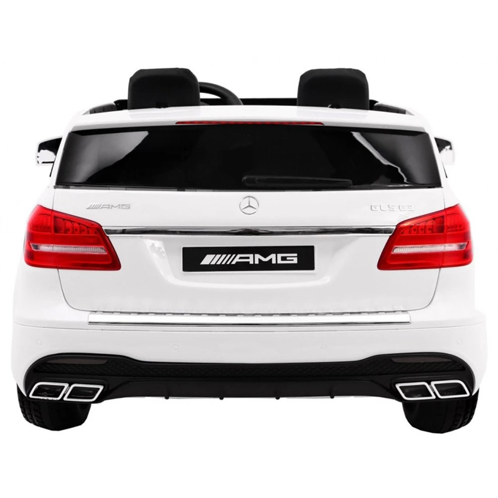 Электромобиль Mercedes Benz GLS63 (белый, 4WD, 12V) - HL228